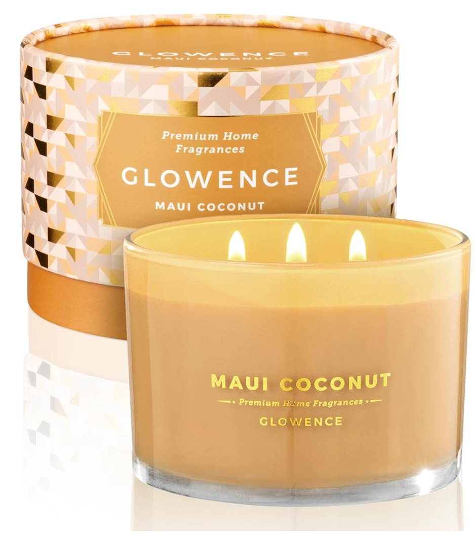 011 Coconut Scented Candle - 100% Natural Soy Wax